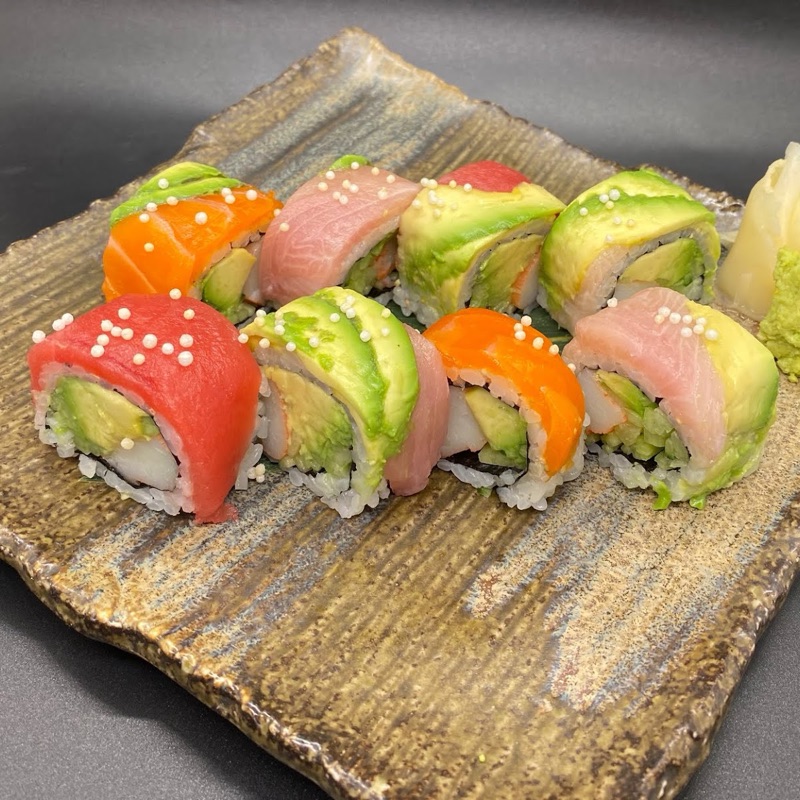 Rainbow Roll at Tanoshi Tei